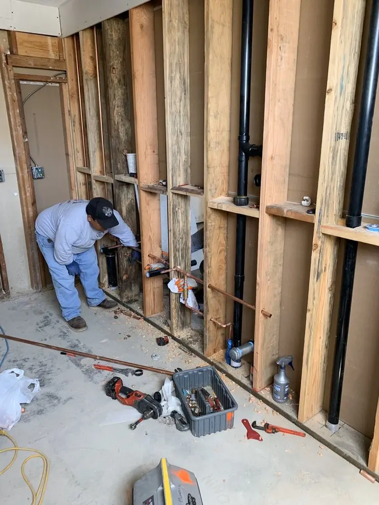 Commercial rough-in plumbing for Water Heater Replacement in Highland Springs